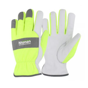 Assembly Gloves Winter / Goatskin Leather Hi-Vis Yellow Nylon 3M™ Thinsulate™ Lined