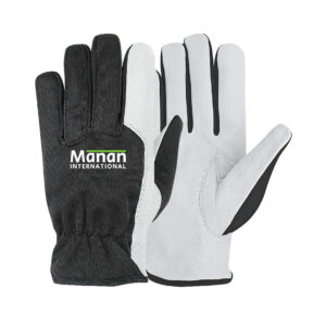 Assembly Gloves Winter / Goatskin Leather Palm Nylon Back