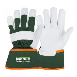 Canadian Gloves Winter / Goatskin Leather Palm Cotton Back Rubberized Cuff 3M™ Thinsulate™Fleece Lined